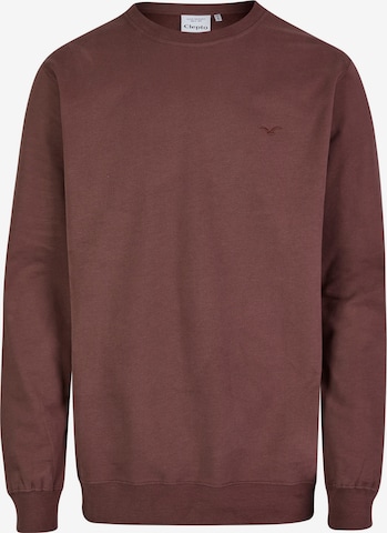 Cleptomanicx Sweatshirt 'Ligull' in Brown: front