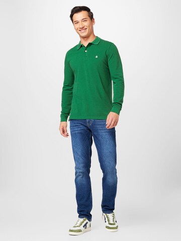 UNITED COLORS OF BENETTON Poloshirt in Grün