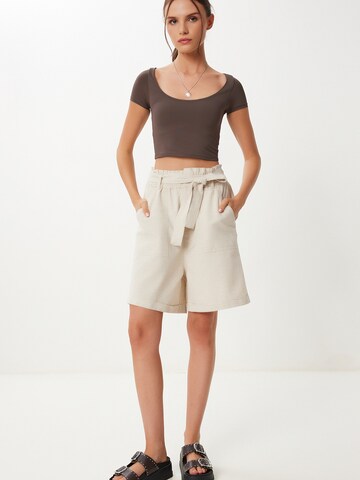 Happiness İstanbul Широкий Штаны в Бежевый