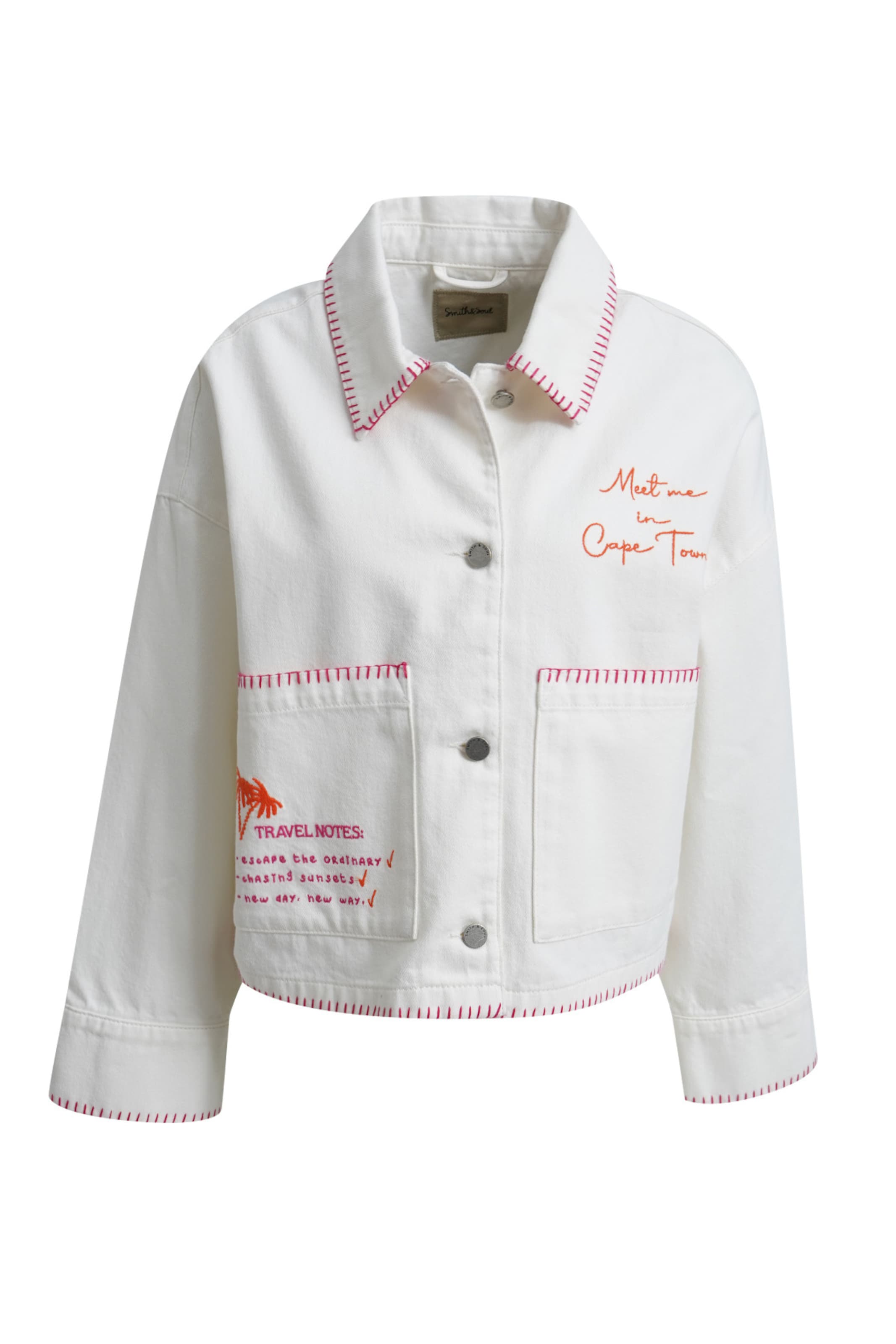 Smith&Soul Between-Season Jacket in White: front