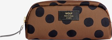 Wouf Cosmetic Bag in Brown: front