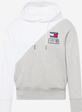 Tommy Jeans Sweatshirt in Weiß: predná strana