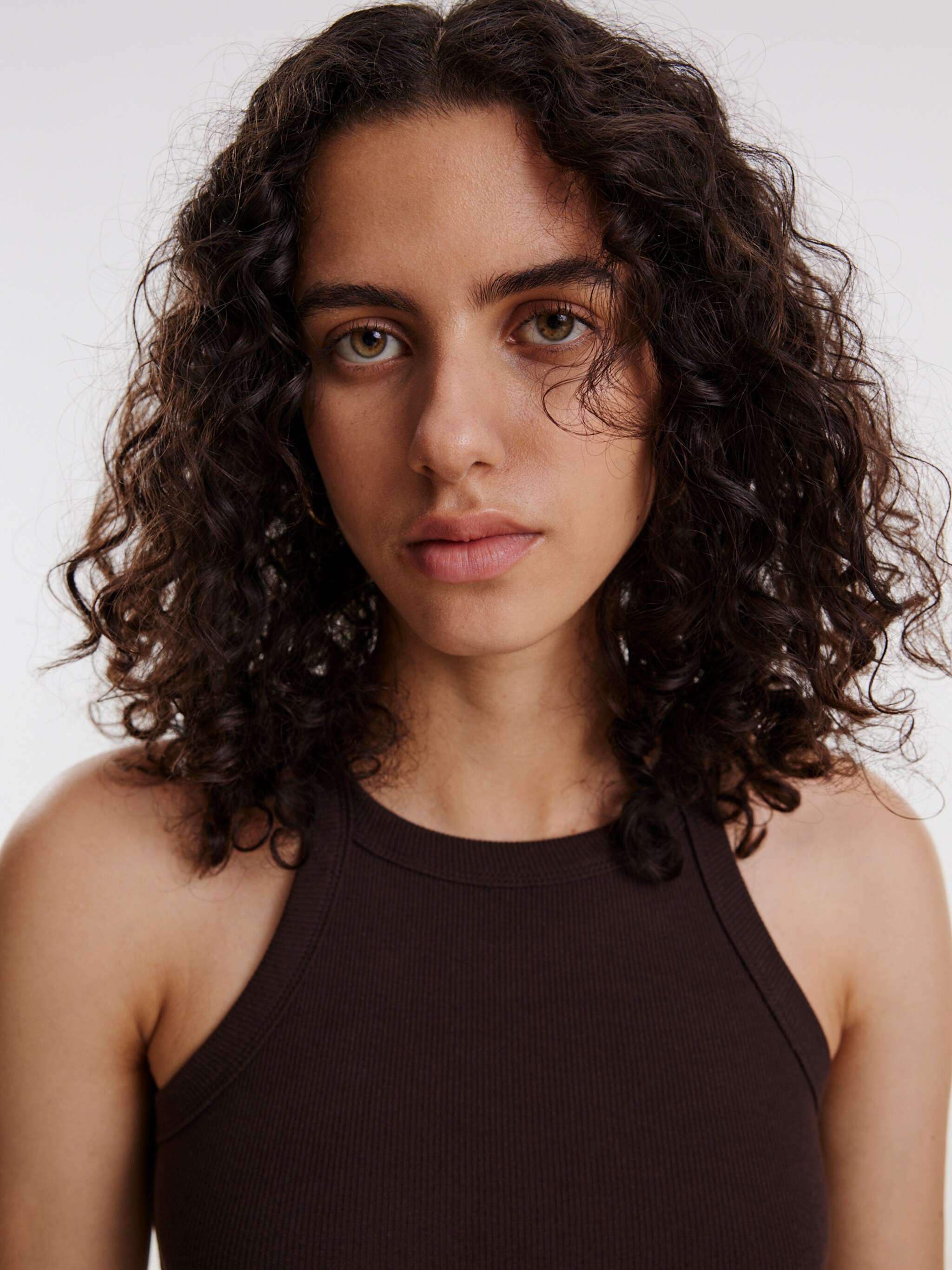 EDITED Producten Top 'Orelia' Donkerbruin