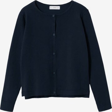 MANGO KIDS Knit Cardigan 'Emma 3' in Blue: front