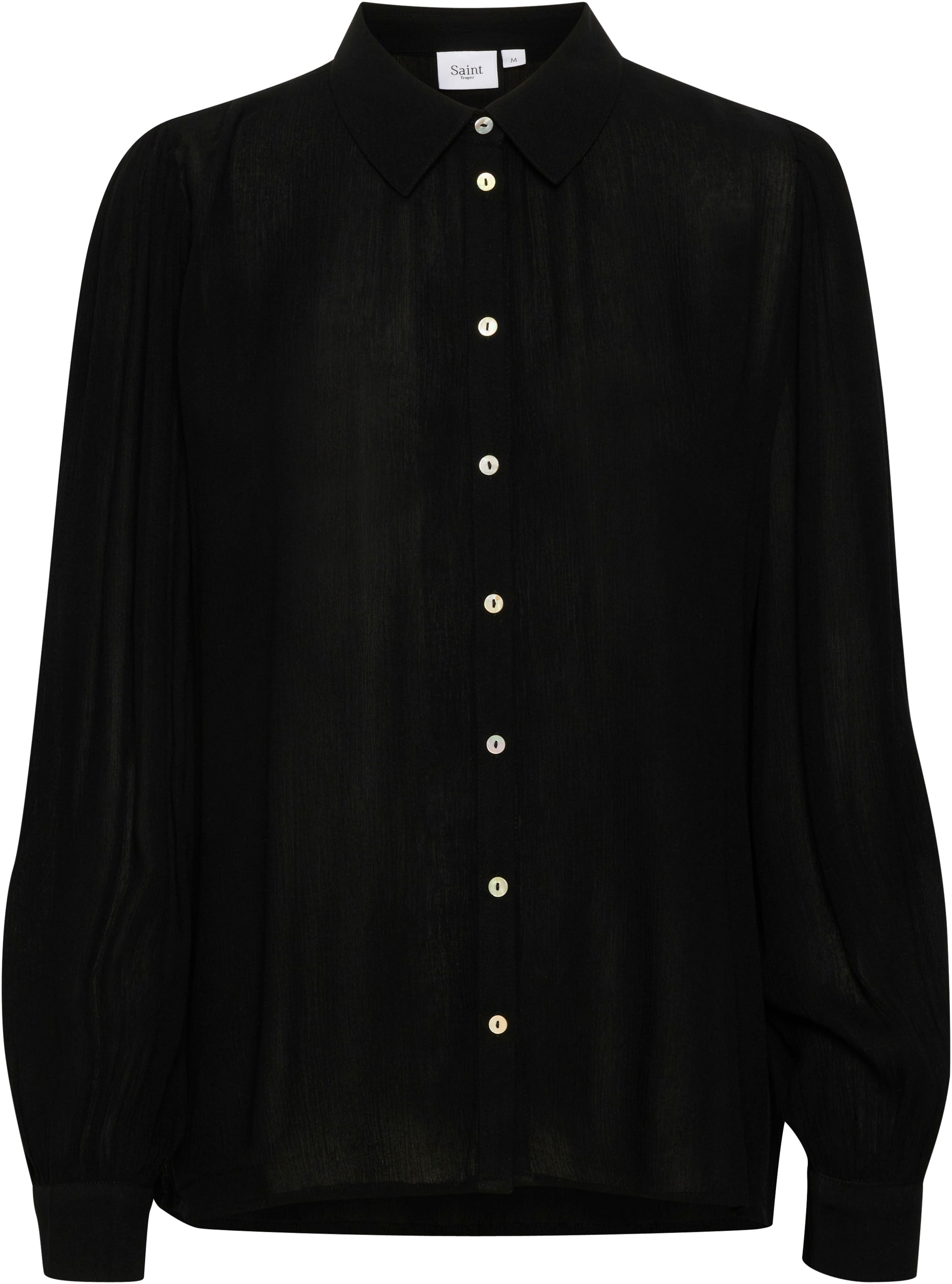 SAINT TROPEZ Blouse in Black: front