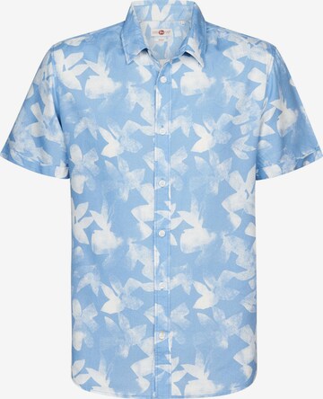 Petrol Industries Button Up Shirt in Blue: front