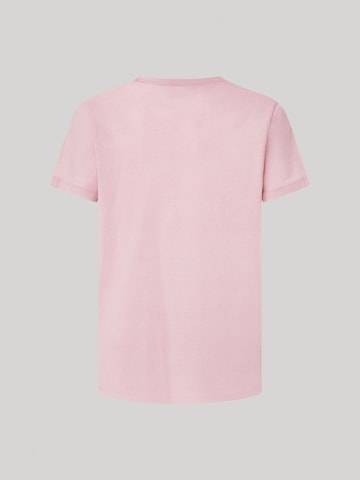 Pepe Jeans T-Shirt 'EGGO' in Pink