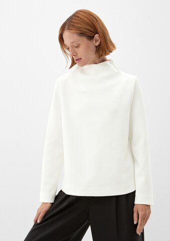s.Oliver BLACK LABEL Sweatshirt in White: front