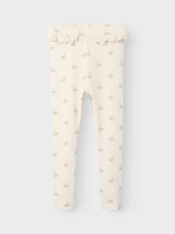 Lil'Atelier Skinny Leggings 'NMFGavo' in Beige