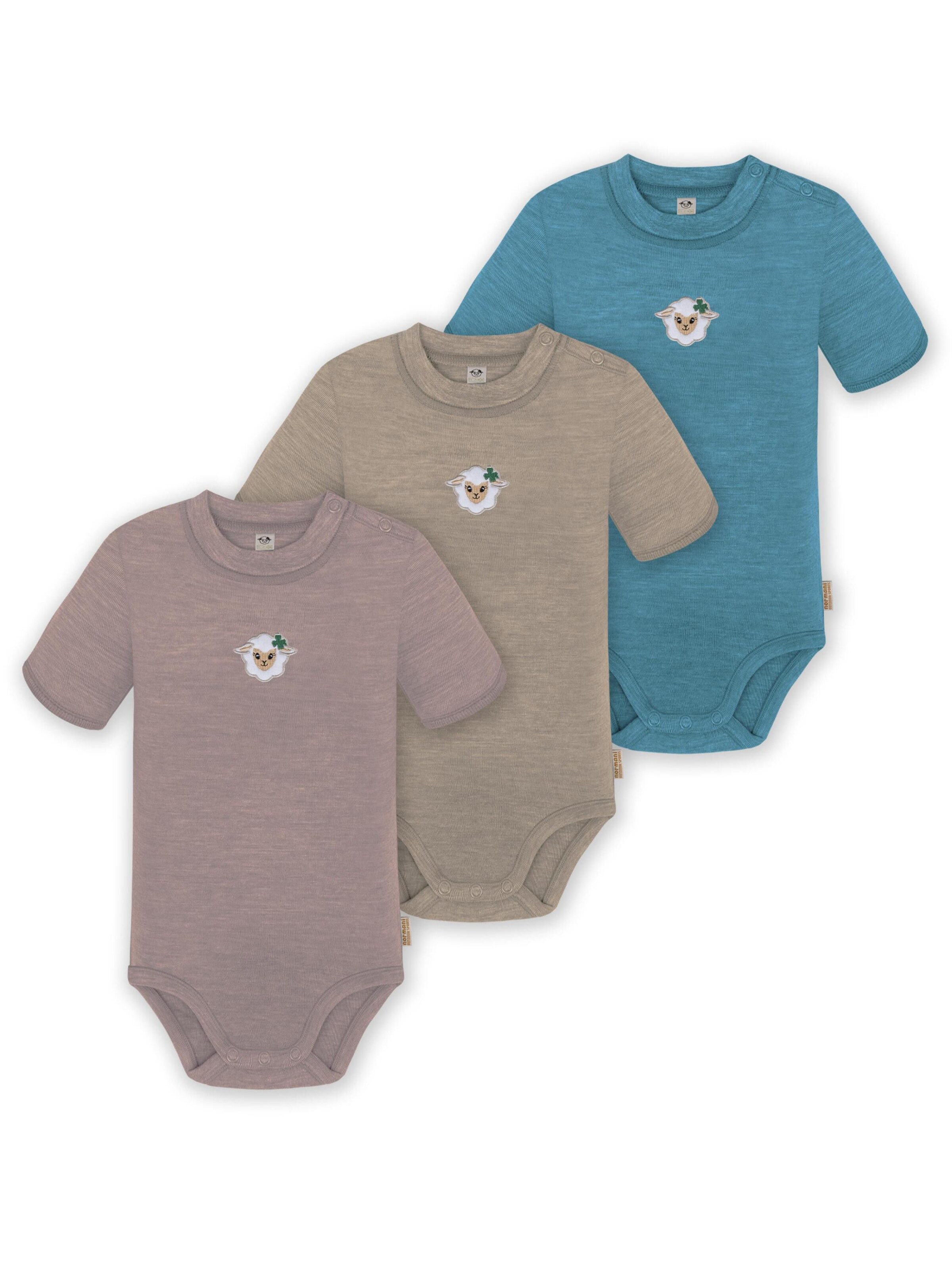 Barboteuse / body normani en beige : devant