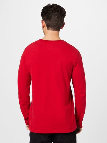 Superdry Tričko – červená