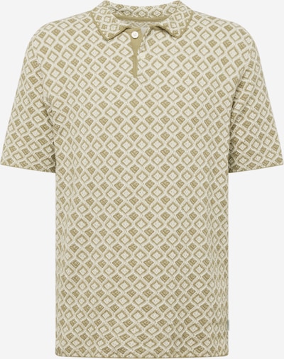 JACK & JONES Pull-over 'BLUMARCO' en olive / blanc, Vue avec produit