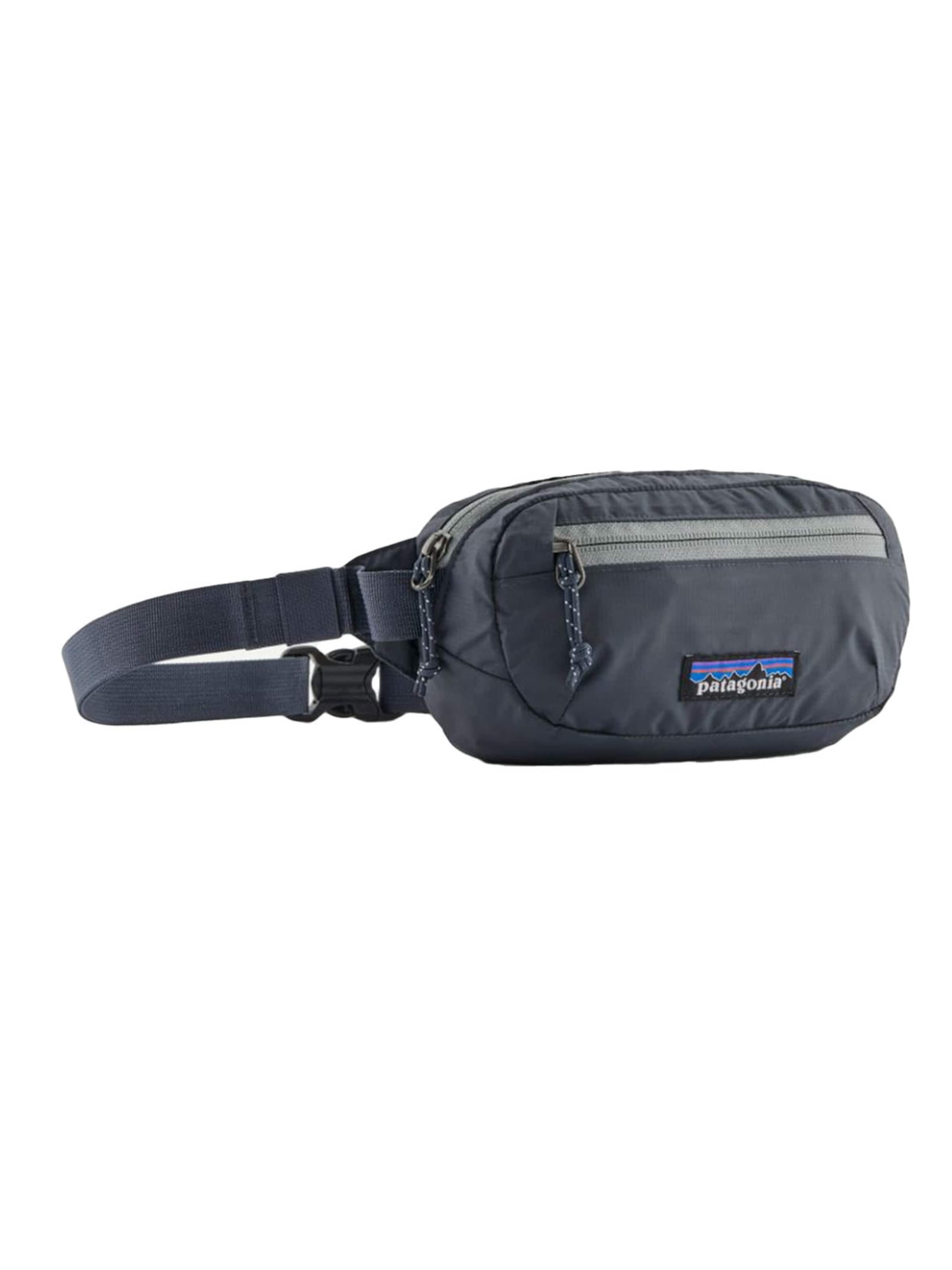 PATAGONIA Bæltetaske 'TERRAVIA MINI HIP PACK SMOLDER BLUE' i blå: forside