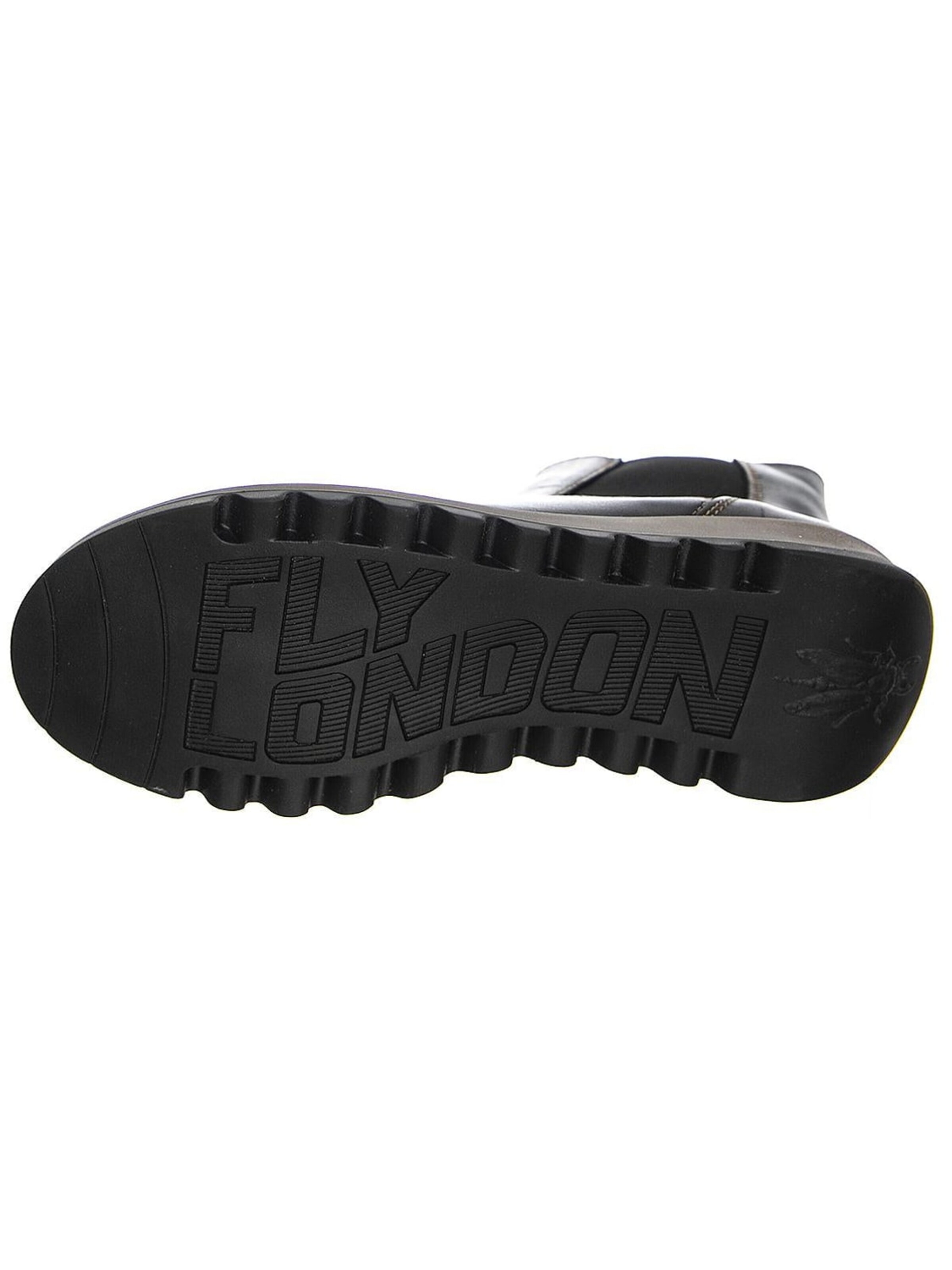 Boots chelsea 'Womens Salv Rug Black Ankle Boots' di FLY LONDON in nero