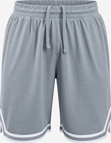 PANTONECLO Boardshorts 'Pantoneclo Men’s Gym Shorts with Side Gasket' in Grijs: voorkant