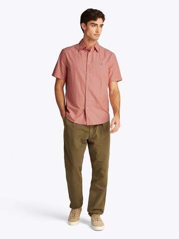 Regular fit Camicia 'Flex' di TOMMY HILFIGER in arancione
