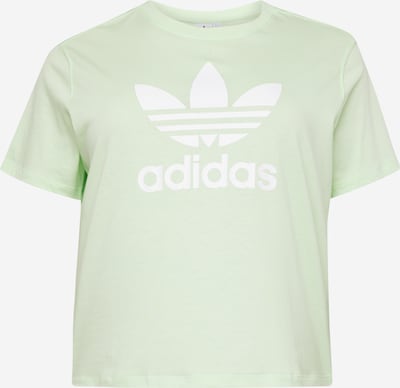 ADIDAS ORIGINALS Тениска 'Trefoil' в пастелно зелено / бяло, Преглед на продукта