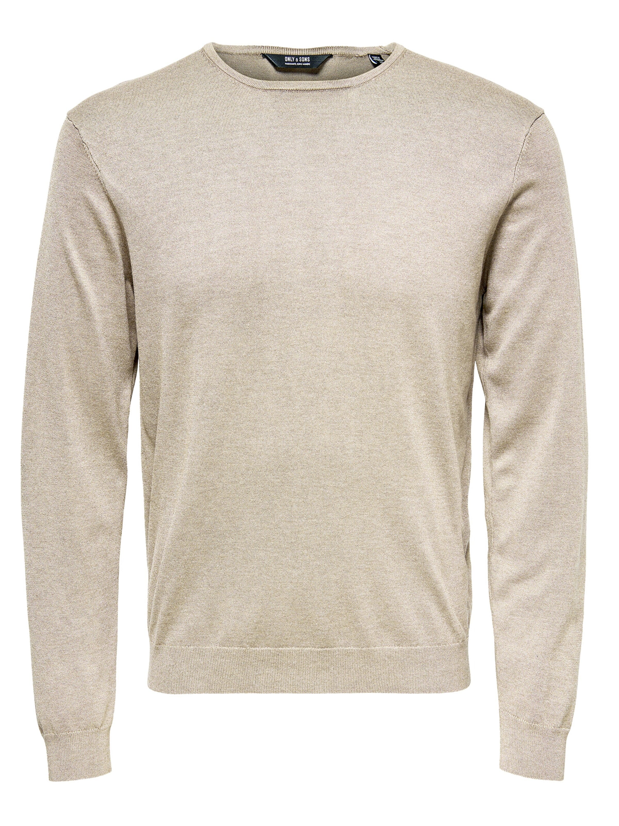 Only & Sons Pullover 'Wyler' in Beige: Vorderseite