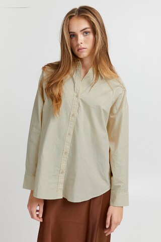 ICHI Blouse 'Stormie' in Beige: front