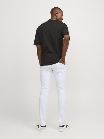 Coupe slim Jean 'Glen Blaine' JACK & JONES en blanc