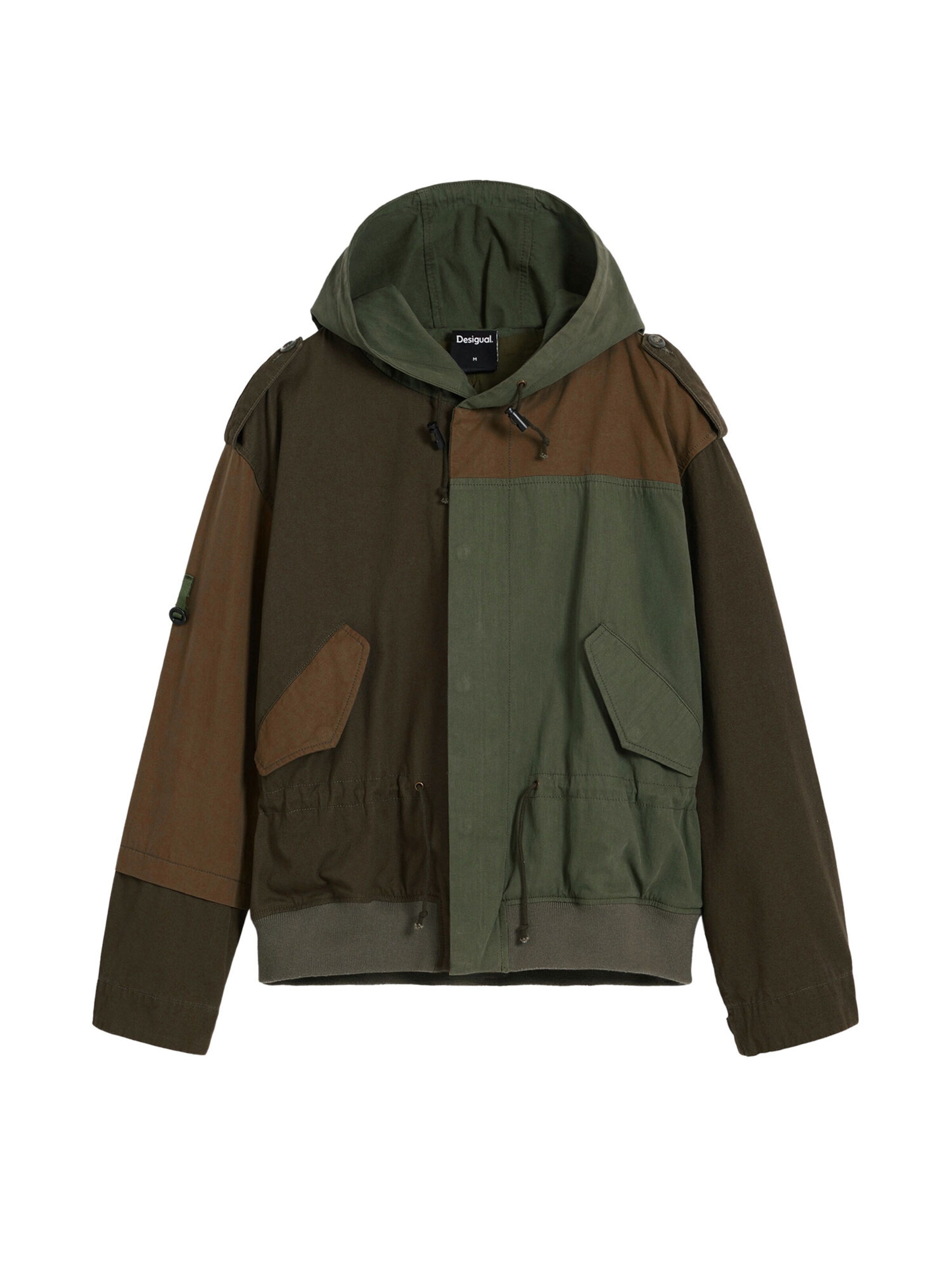 Desigual Between-season jacket in Green: front