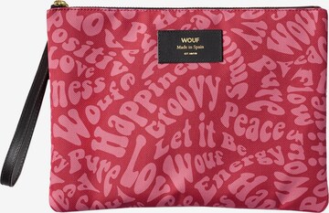 Wouf Clutch in Red: front