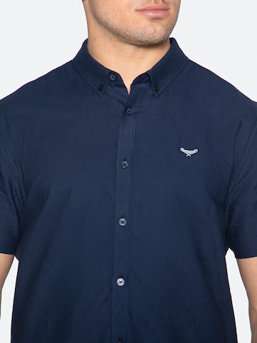 Coupe regular Chemise 'Inferno' Threadbare en bleu