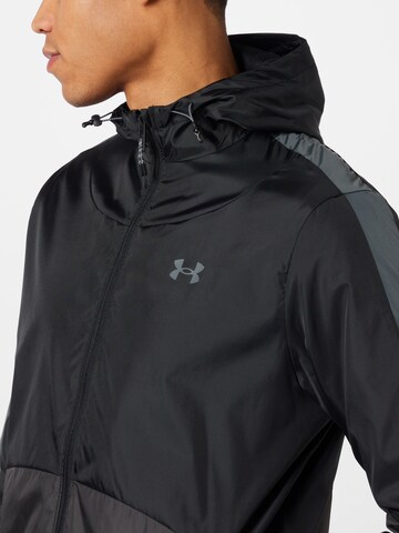 UNDER ARMOUR Sportovní bunda – černá