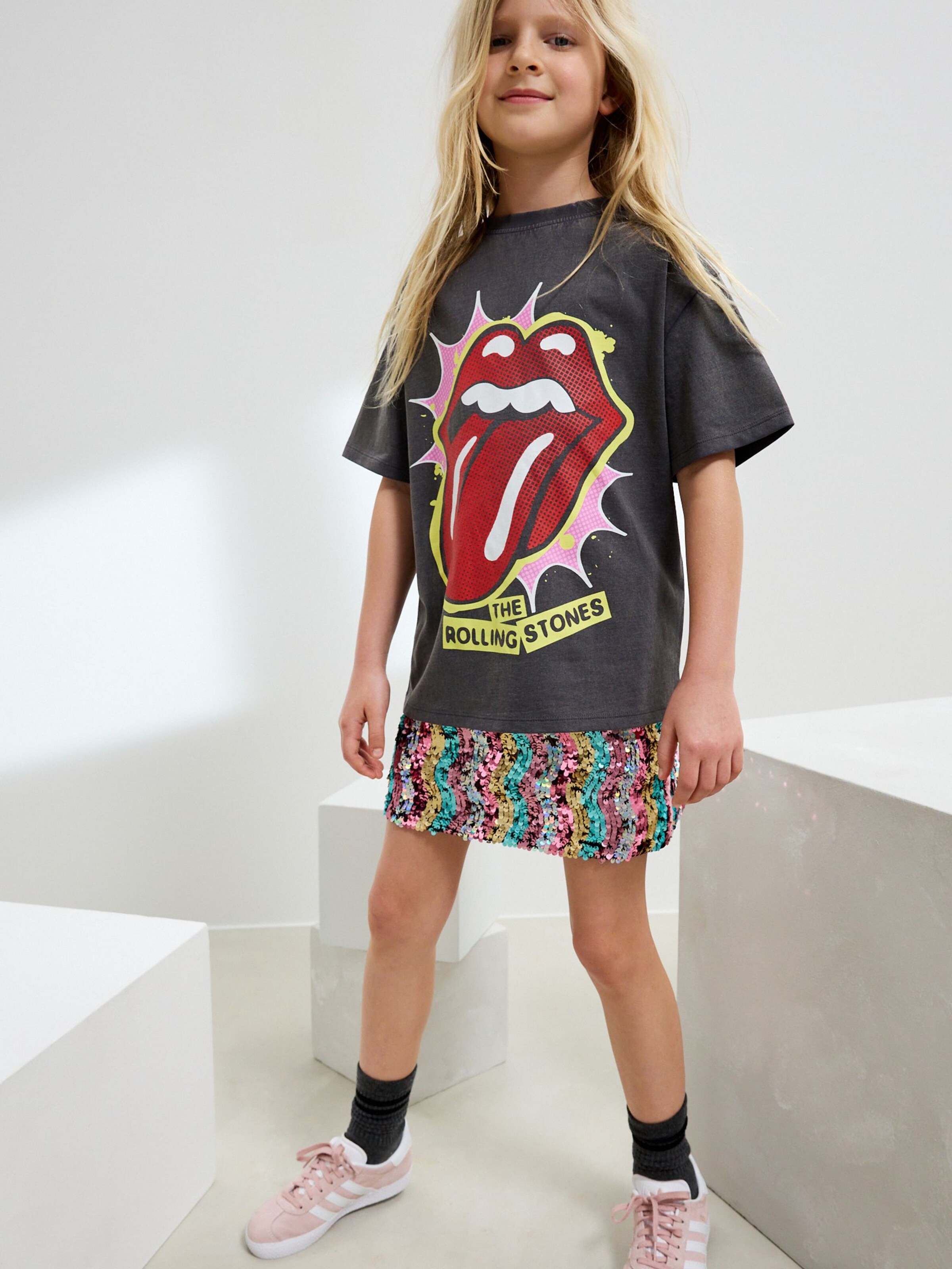 Next Tricou 'The Rolling Stones' pe Gri | ABOUT YOU