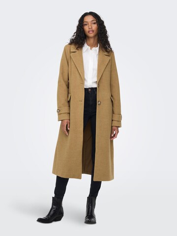 Manteau mi-saison 'ANNA' ONLY en marron : devant