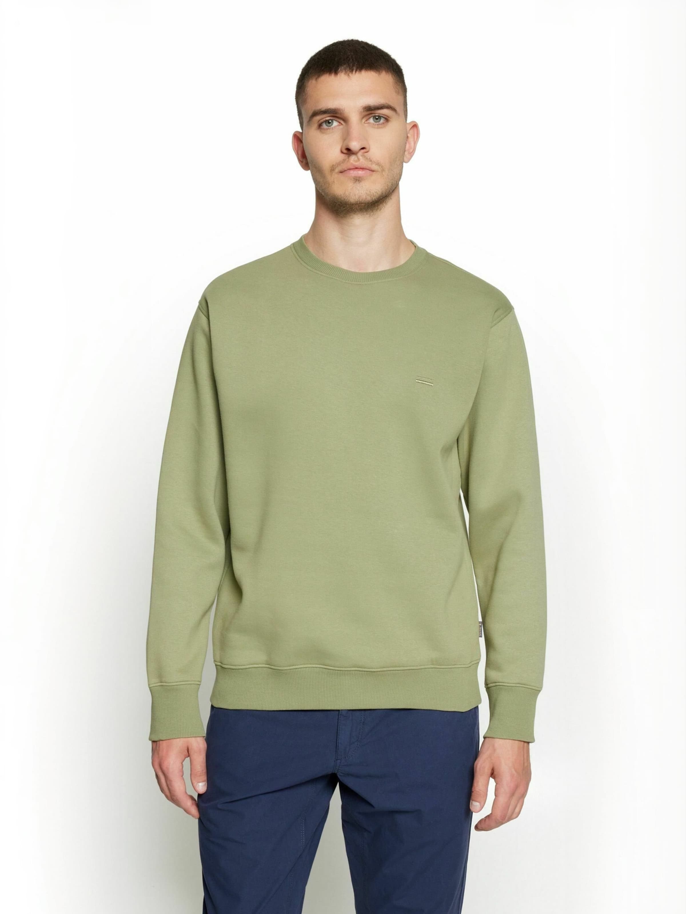 Signal Sweater ' MadsSi ' in Green: front