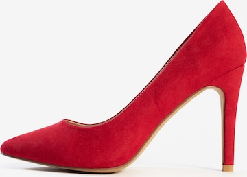 Celena Pumps 'Carla' in Rood: voorkant