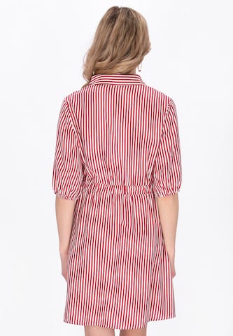 Robe-chemise Usha en rouge