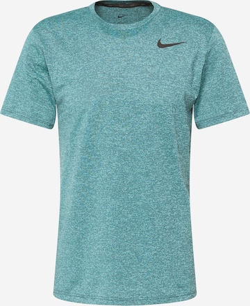 NIKE Funkční tričko – zelená: přední strana