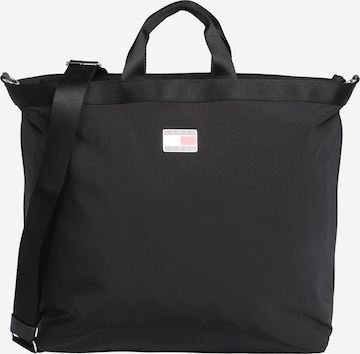 Tommy Jeans Shopper in Black: front