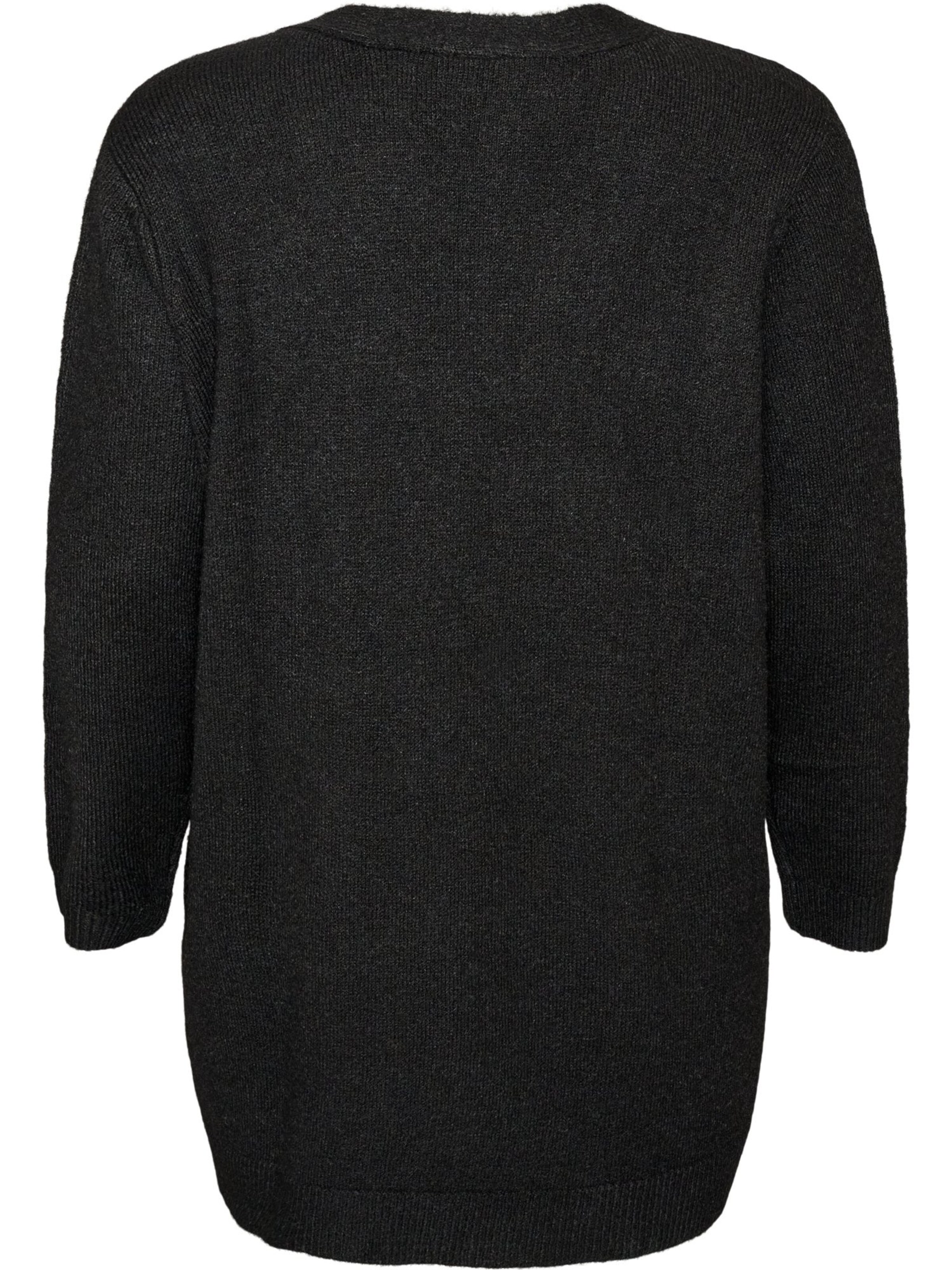 Zizzi Cardigan i sort