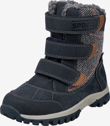 Sprox Boots in Blue: front