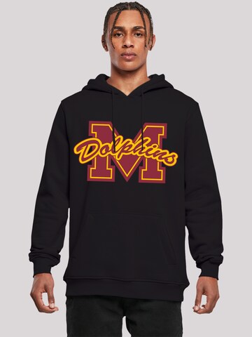 Sweat-shirt 'Sex Education M Dolphins Netflix TV Series' F4NT4STIC en noir : devant