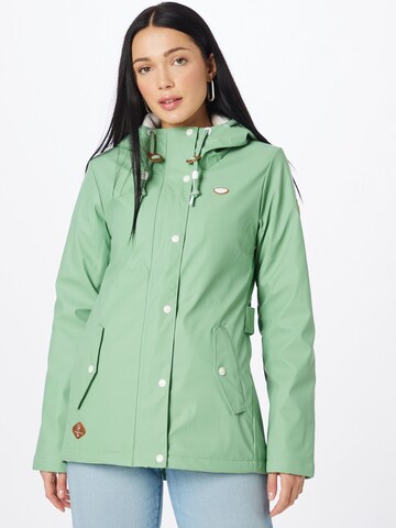 Ragwear Демисезонная куртка 'MARGE' в Зеленый: спереди