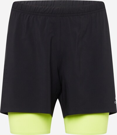 ODLO Workout Pants 'Zeroweight' in Neon yellow / Black, Item view