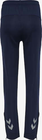 Hummel Slim fit Workout Pants 'Poly' in Blue