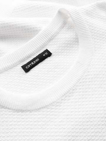Ombre Pullover 'OM-SWSW-0110' in Weiß