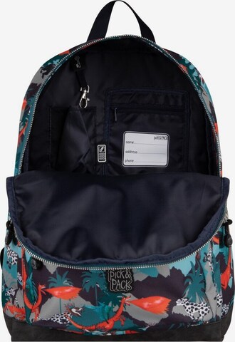 Pick & Pack Rucksack 'Forest Dragon' in Mischfarben