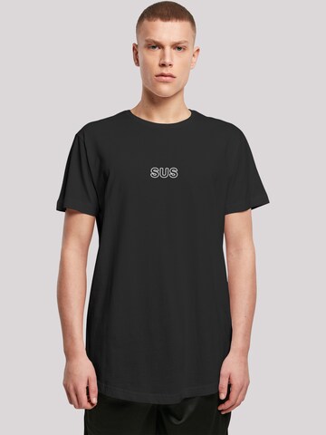 F4NT4STIC Shirt 'SUS' in Schwarz: Vorderseite