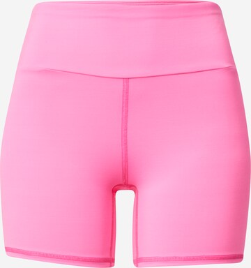 Skinny Pantalon de sport Hey Honey en rose : devant