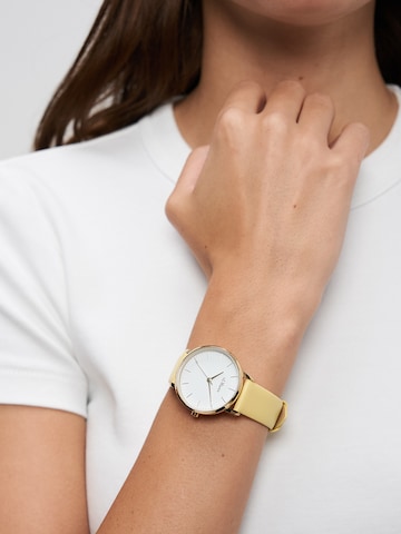 s.Oliver Analog Watch in Yellow: front