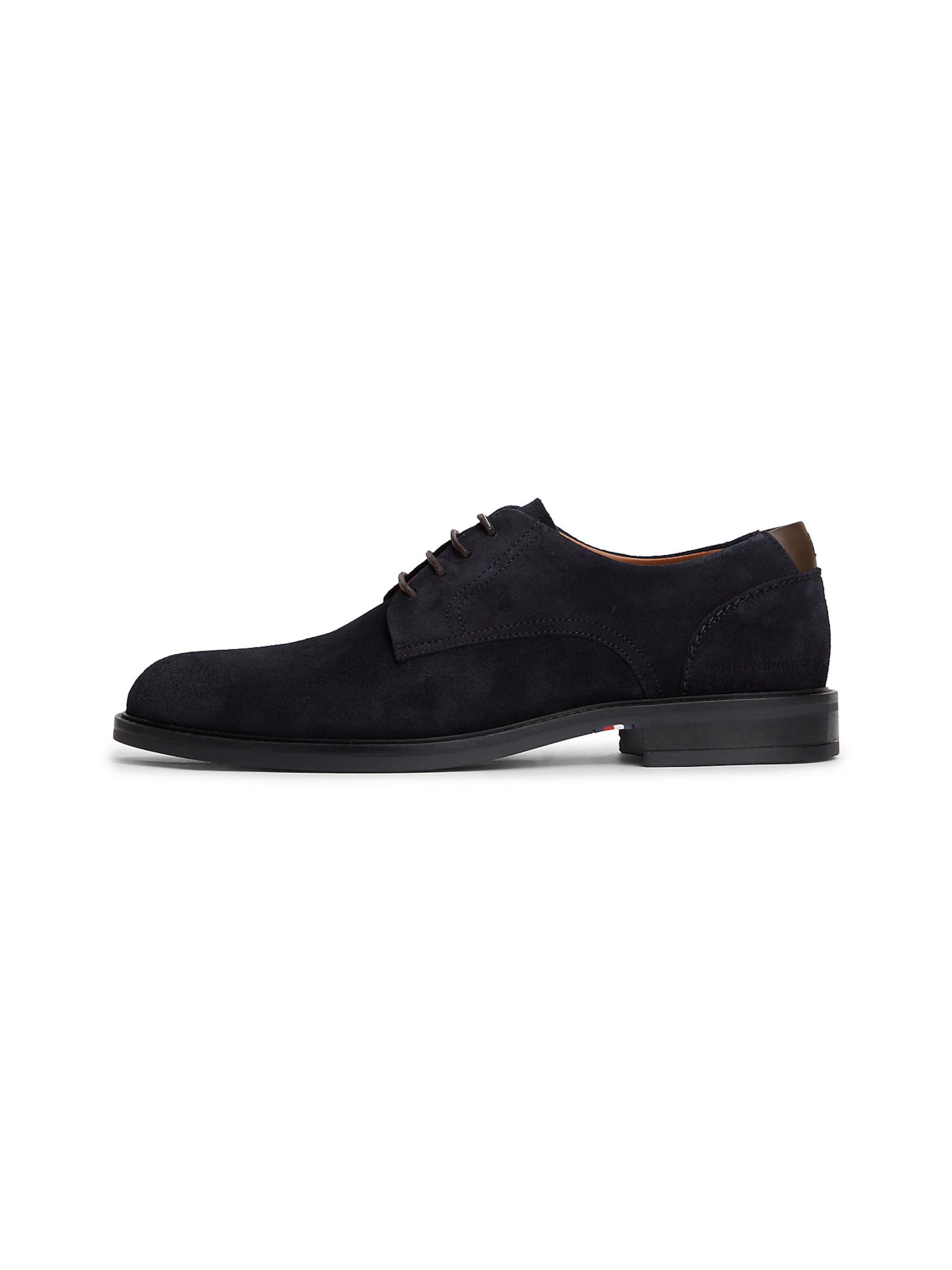 TOMMY HILFIGER Veterschoen in Blauw: voorkant