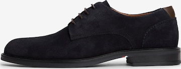 TOMMY HILFIGER Veterschoen in Blauw: voorkant