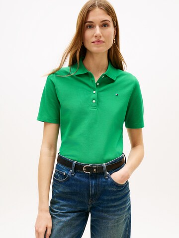 TOMMY HILFIGER Poloshirt '1985' in Grün: Vorderseite