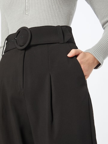 Notes du Nord Loose fit Pleat-Front Pants 'Brenna' in Black